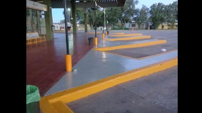 Terminal: trabajan con nuevos protocolos mientras esperan al transporte de larga distancia