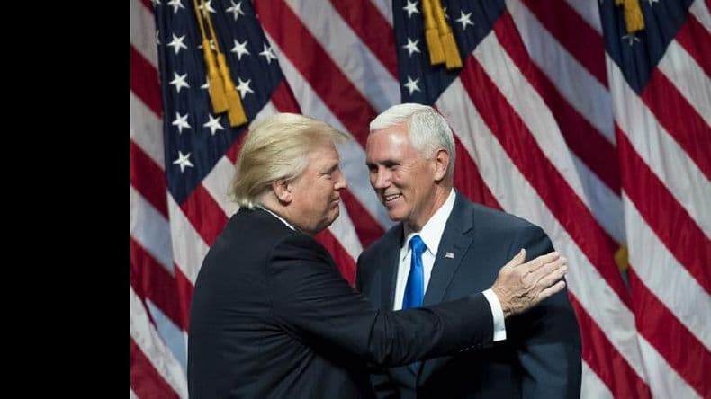 Pence comparó a Trump con Reagan, un ícono conservador en EE. UU.