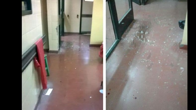 Conmoción en el Hospital San José por un episodio de violencia sin precedentes