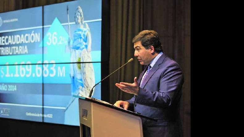 La recaudación fue récord en 2014: subió 36,2% y superó el billón de pesos