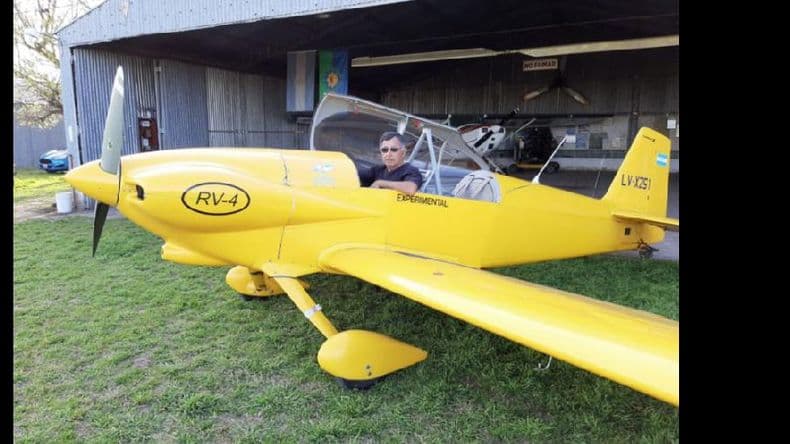 Un “loco” de la aviación que hizo de su pasión un medio de vida