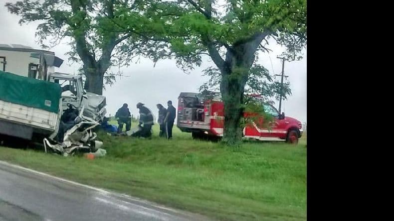 Un pergaminense falleció y otro está grave tras un choque en la ruta Nº 8