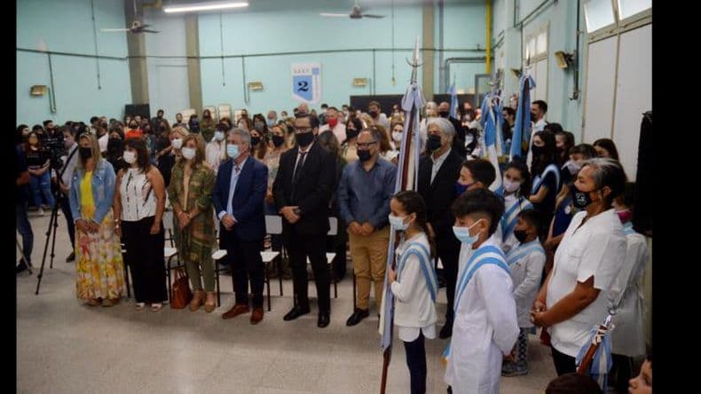 En Pergamino el ciclo lectivo se puso en marcha en la Técnica Nº 2