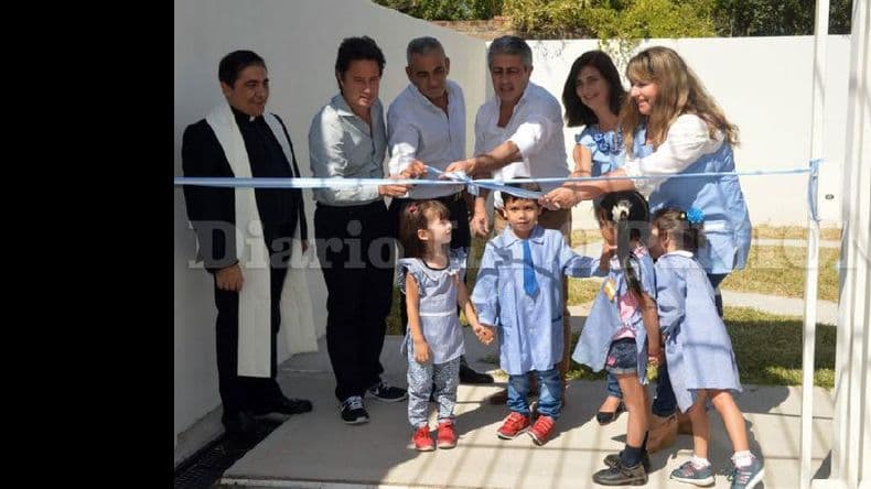 Con la presencia de Sánchez Zinny se inauguró el Jardín de Infantes Nº 928
