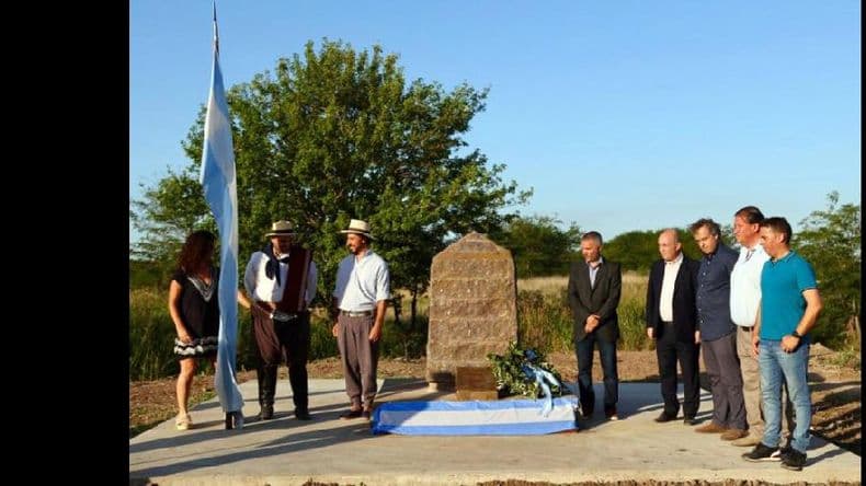 “La historia argentina pasó por acá”, dijo Eduardo Lázzari en el acto por los 200 años de la Primera Batalla de Cepeda
