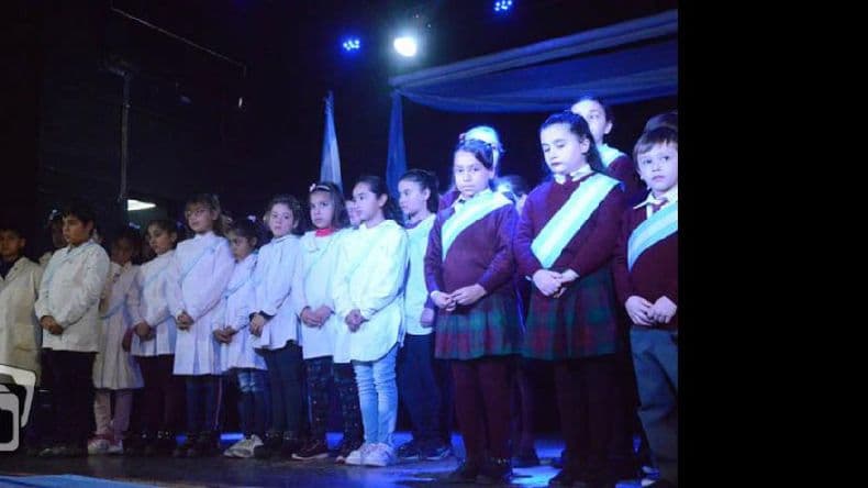 Postales del homenaje al Día de la Bandera en Pergamino