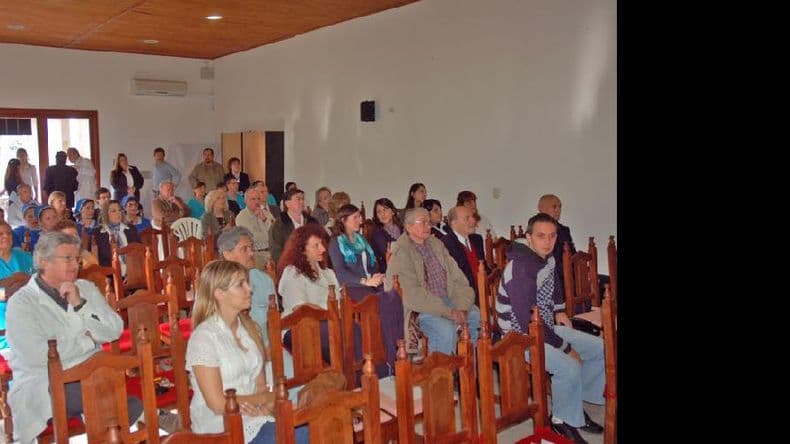 Acto por el aniversario de la Clínica Pergamino