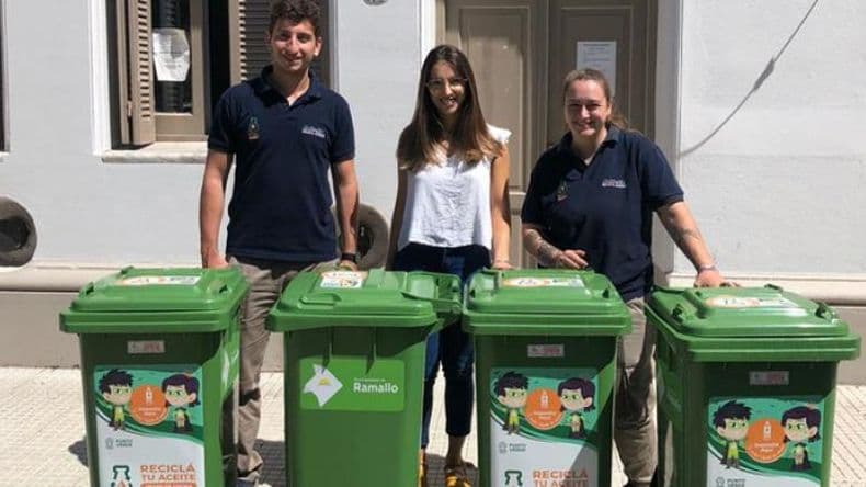 Ramallo es la primera localidad bonaerense que se suma a la campaña "Reciclá tu aceite"