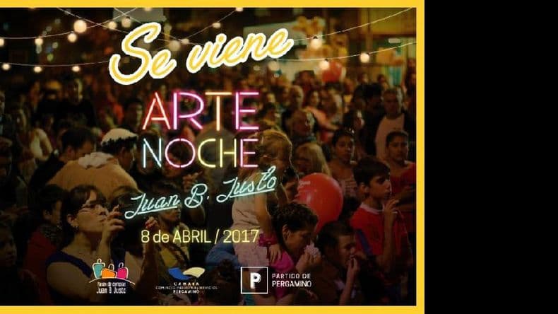 Confirmado: Arte Noche Juan B. Justo se realizará el 8 de abril