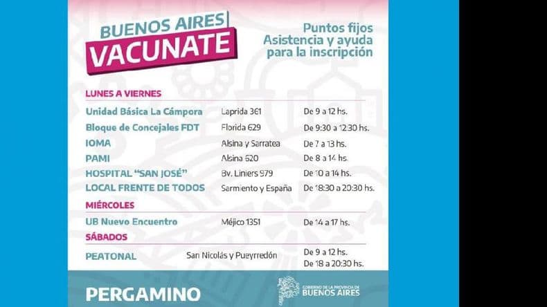 El Municipio demandó a la Provincia por la inscripción para la vacunación en unidades básicas