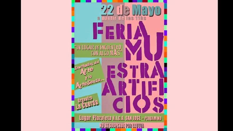 Mañana nueva edición de la Feria Muestra Artificios en la Plazoleta del Hospital