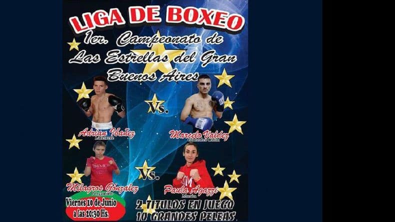 Boxeo: el viernes Laferrere albergará la sexta fecha del Campeonato de las Estrellas