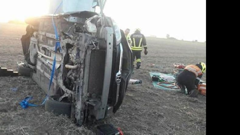 Despiste y vuelco del exintendente Sequeiro cuando regresaba de Rosario