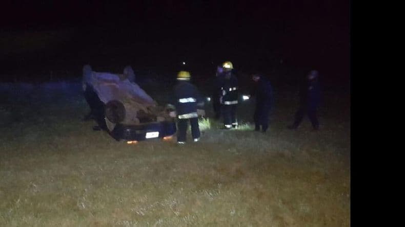 Despiste y vuelco en la ruta Nacional Nº 8: un pergaminense perdió la vida