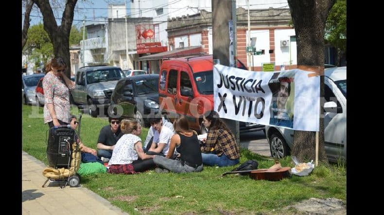 Marcha para pedir justicia por la muerte de Victorio Otero