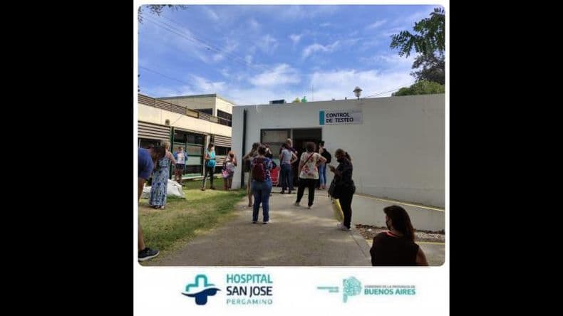 En la posta del Same solo se hisopa a personas con síntomas de Covid