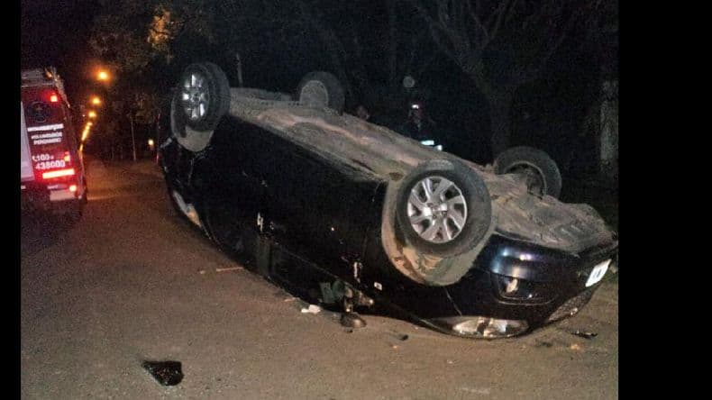 Bormioli salió ileso de un vuelco de su automóvil
