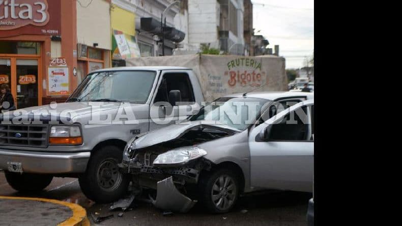 Accidente en pleno Centro sin heridos de consideración