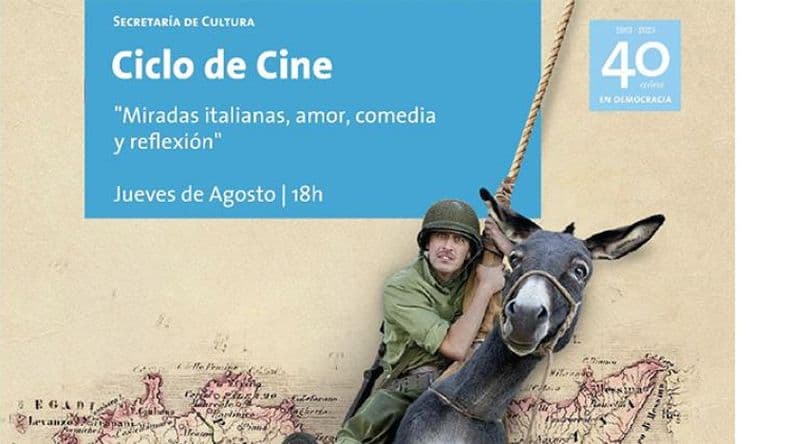 El jueves 3 comenzará un nuevo ciclo de cine italiano