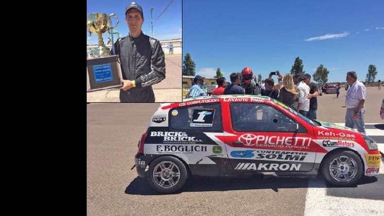 Domenech finalizó 13º en Viedma y recibió el trofeo de campeón de la Clase 2