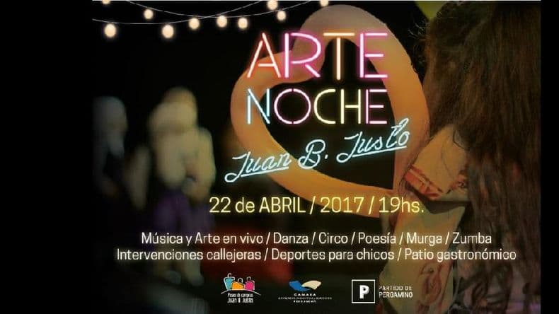 Este sábado se realizará Arte Noche en el barrio Centenario