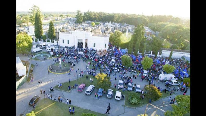 Una multitud despidió a Micaela García en una conmovedora ceremonia