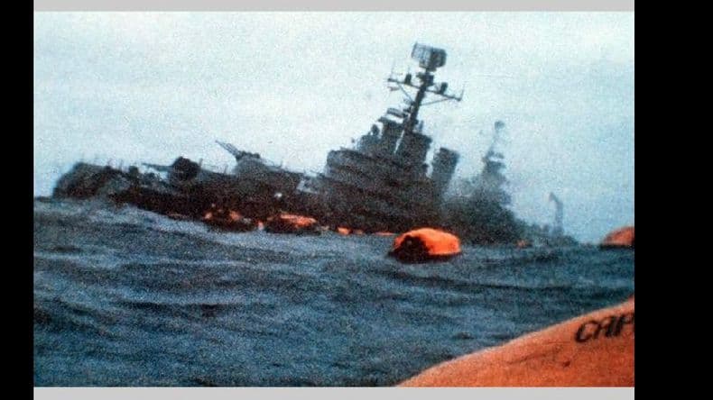 Colocarán una ofrenda floral a 37 años del hundimiento del Crucero General Belgrano