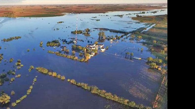 El río Salto había superado los nueve metros y medio