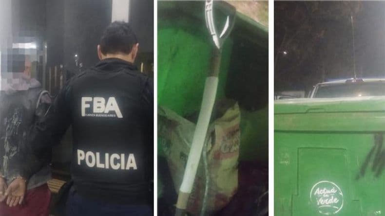 Robó en una obra y terminó tras las rejas