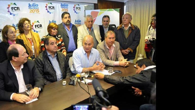 Sanz respaldó la candidatura del radical Julio Martínez en La Rioja