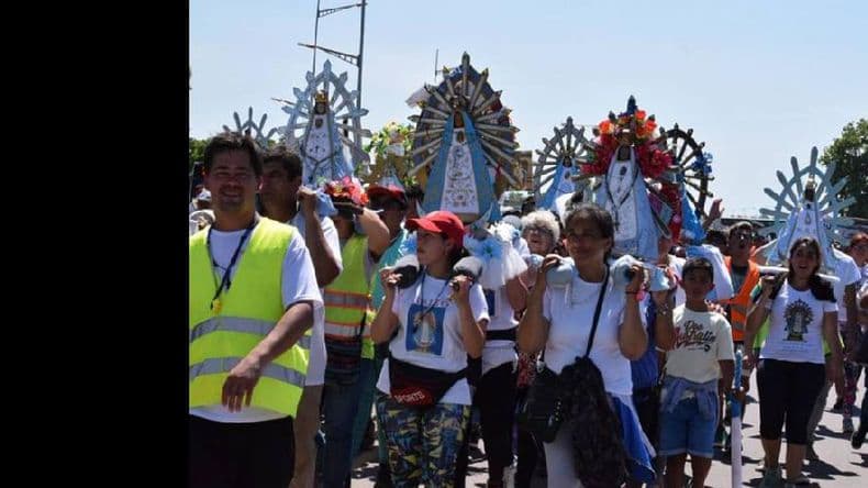 Fe que moviliza: este domingo parten los peregrinos a Luján