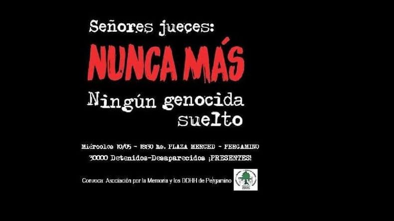 Fallo del 2x1: convocan a un acto para este miércoles
