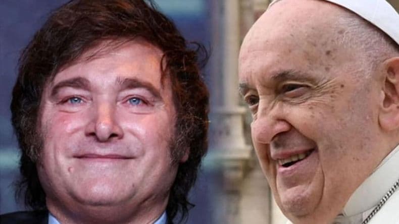 El papa Francisco recibiría a Milei en febrero para limar asperezas