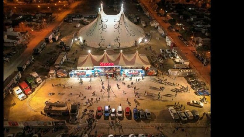 Un circo que estuvo diez meses varado por el coronavirus debutó en Mendoza