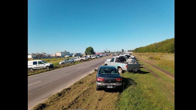 Ruta Nº 188: vecinos reclaman, a la altura de Acevedo, por su mal estado