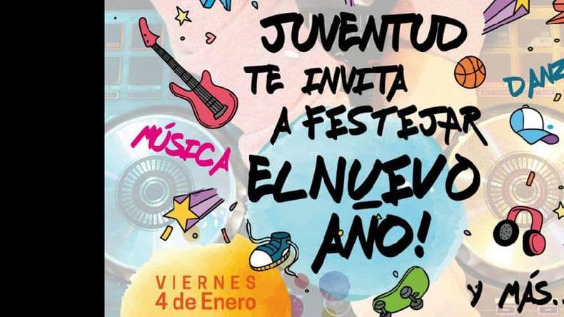 La Dirección de Juventud organiza un festival para recibir el año
