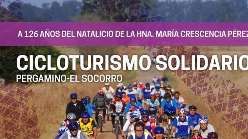 El 4 de junio se realizará el Cicloturismo Solidario Pergamino-El Socorro