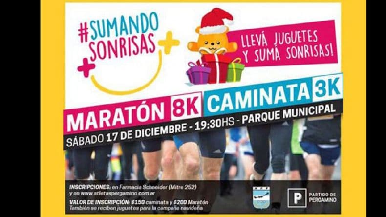 La competencia atlética “Sumando Sonrisas” será el sábado en el Parque