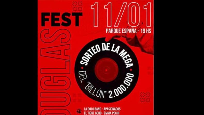 Douglas Fest se realizará este jueves en Parque España