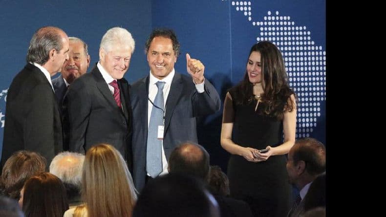 Scioli participó del encuentro anual de la Fundación Clinton