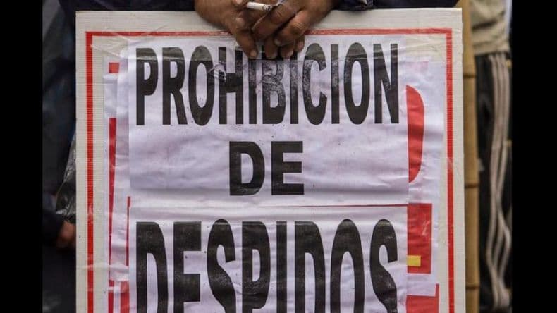 Despedir empleados sin causa hasta julio será una “infracción grave”
