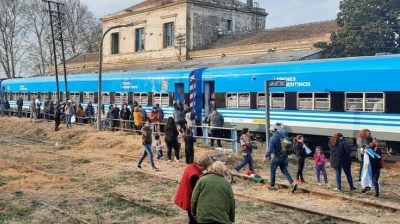 Suspenden la vuelta del tren a San Antonio de Areco y termina el sueño para que llegue a Pergamino