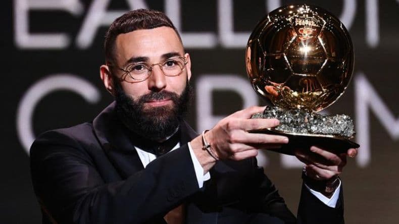 Karim Benzema ganó el Balón de Oro 2022