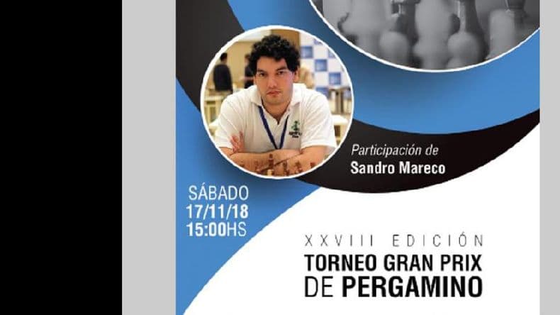 Ajedrez: se disputa en el Club Social el Gran Prix de Pergamino