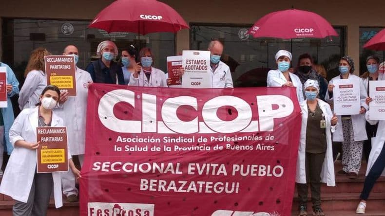 Profesionales de la salud: Cicop rechazó aumento por decreto y ratificó paros
