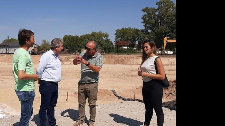 Javier Martínez recorrió algunas obras que serán inauguradas próximamente