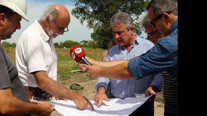 Inundaciones: comienzan a construir las estaciones de bombeo