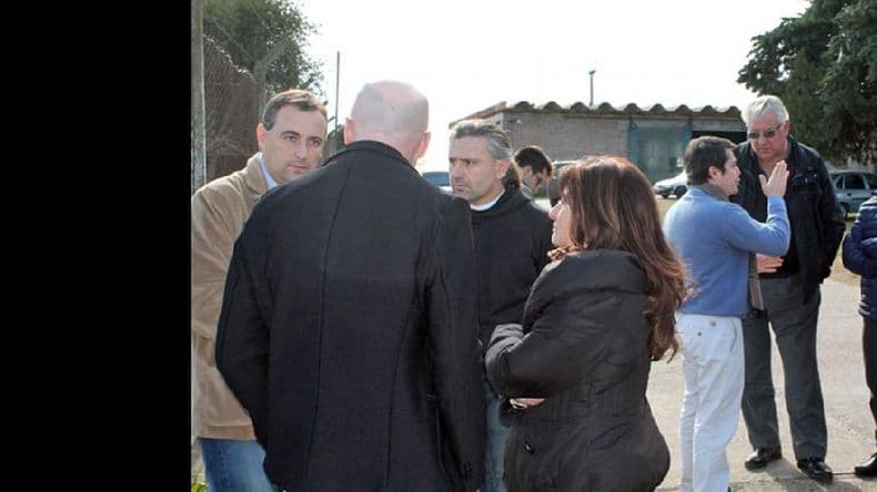 Omar Pacini estuvo reunido ayer con las autoridades de Vialidad provincial