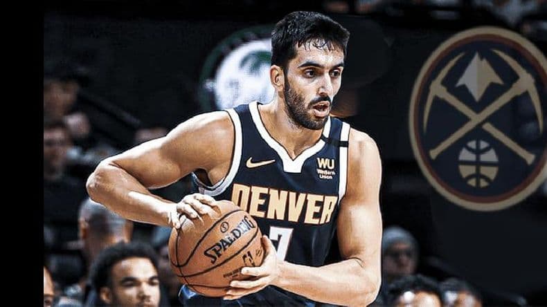 Campazzo realizó su primer entrenamiento con los Nuggets de Denver de la NBA