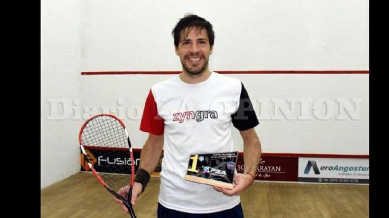Robertino Pezzota brindará este sábado una clínica de squash en Los Lagartos